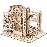 Robotime Puzzle 3D Pista per Biglie in Legno - Scala a Pioli, Set di Pista con Meccanismo di Sollevamento, Fai-da-Te ...