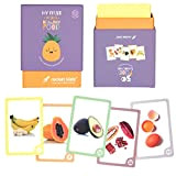Rocket Kidz - Carte Prime Parole Cibo - 50 Flash Cards Montessori sui Cibi Sani per la Stimolazione Precoce del ...
