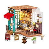 Rolife - Kit per casa delle bambole in miniatura fai da te, ambiente caffetteria, per adolescenti e adulti, motivo Caffetteria ...