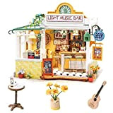 Rolife Miniatura casa delle bambole 3D puzzle in legno, piccola casa delle bambole dolce fai da te, modello decorazione della ...