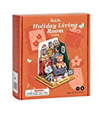 Rolife Miniature Casa Delle Bambole DIY Miniature Dollhouse Kit di Legno Scala 1:28 Creativo Compleanno Regali di Natale per Bambini ...