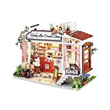 Rolife Miniature Casa Delle Bambole Gelateria DIY Miniature Dollhouse Kit di Legno Creativo Compleanno Regali di Natale per Bambini e ...