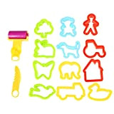 Rosenice - Set di utensili per pasta modellabile e argilla, giocattoli educativi per bambini
