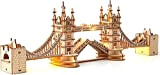 RoWood Puzzle 3D Modello di Tower Bridge in Legno - Modellismo da Costruire Adulti - Fai da Te Modellini da ...