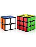 Roxenda Speed Cube Set, [2 Pezzi] Original Cube Pack con Cubo di velocità 2x2 3x3, Durevole e Colori Vividi - ...
