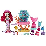 Royal Enchantimals Ocean Kingdom Milagra Mermaid Gioielli Bambola con set di gioco, animale domestico e accessori giocattolo (Mattel HCF71)