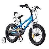 RoyalBaby bicicletta per bambini ragazza ragazzo Freestyle BMX bicicletta bambini bici per bambini 16 pollici blu