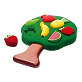 Rubbabu- Puzzle educativo con Frutta in Gomma Naturale-9 Pezzi, Multicolore, R20155