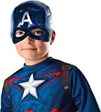 Rubie's 39217NS Marvel Avengers Capitan America Deluxe - Maschera per bambini, accessorio per bambini, taglia unica