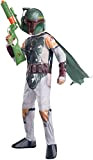 Rubie's-610701-M Star Wars Boba Fett Costume Bobba Ftt Classic Infantil per Bambini, Green, M, 610701-M