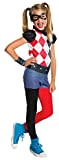 Rubie's 620744 - Costume Harley Quinn, Bambina, Multicolore, S (3-4 anni)