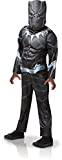 Rubie's 640908 9-10 - Costume Avengers della Marvel, Black Panther, di alta qualità, per bambino/ragazzo, taglia unica