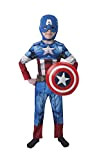 Rubie's- Captain Avengers Assemble Costume Capitan America con Scudo per Bambini, L, IT620551-L