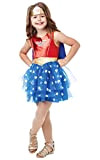 Rubie's Costume ufficiale DC Wonder Woman Deluxe, da supereroe, taglia media, età 5-6, altezza 116 cm