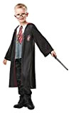 Rubie's Costume ufficiale di Harry Potter Grifondoro Deluxe Robe Costume con bacchetta e occhiali, taglia media dai 5 ai 6 ...