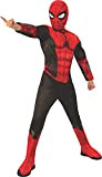 Rubie’s - Costume ufficiale di Spider-Man No Way Home, lussuoso, per bambini, colore: rosso e nero, costume a tema supereroi ...