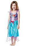 Rubie's, costume ufficiale Disney Princess con paillettes Ariel, costume classico per bambini, taglia S, età 7-8 anni, altezza 128 cm