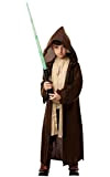 Rubie's Disney Star Wars Jedi Tunica con cappuccio, Marrone, Taglia L, Età 7-8 anni