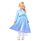 Rubie's, Elsa Travel Frozen2 Classic Bambina, Azzurro, T