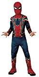 Rubie's Man Costume da Spiderman-ufficiale Avengers Iron Spider per bambini (700659-L) ragazzi, Multicolore, L, 700659_L