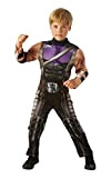 Rubies 3630505L Hawkeye Avengers Assemble Deluxe - Costume da bambino, colore: nero