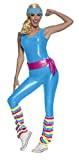Rubies Barbie Sport Costume da Donna Tuta, Scaldamuscoli Cintura e Cerchietto Ufficiale Mattel Natale Carnevale, Halloween Bachelorette, Feste, Compleanno