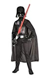 Rubies Costume Darth Vader Classic Z per bambino, Tuta, maschera e mantello stampati. Film ufficiali Lucas, per Carnevale, Compleanni, Halloween, ...