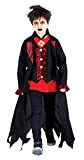 Rubies Costume Vampiro con suono per ragazzi, Giacca, gilet, medaglione, cassa di resonanza, Oficiale Rubies per halloween, carnevale e cumpleanno