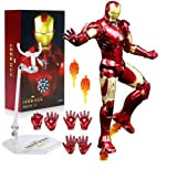 Rubwuih ZD Toys Marvel Iron Man Mark 3 Mark III - Action figure da 17,8 cm