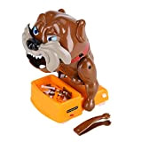 Ruiqas Angry Bulldog Dog Intimidante Snarls Flake Out Bad Dog Bones Giochi di giocattoli ingannevoli per genitori- bambino Kid Play ...