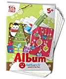 Sabbiarelli Sand-it for Fun - Album Le Cartoline di Natale: Disegni da Colorare con la Sabbia (Non Inclusa), Lavoretti Natale ...