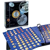 Safe 7817 Raccoglitore Monete Euro Universale | 5 Fogli Portamonete da Collezione Inclusi per Serie da 25 Euro da 1 ...