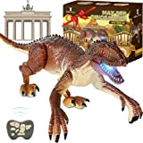 SAKHRI PARIS Max il dinosauro di Berlino - Dinosauro giocattolo telecomandato - Movimenti e suoni realistici - Robot radiocomandato con ...