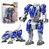SANGGI Transformable Deluxe Robot, 2 IN 1 Leone / Leopardo Robot in Lega Giocattoli, Adatto a bambini di età superiore ...