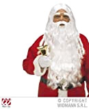 Santa Claus – Babbo Natale parrucca de Luxe – Widmann con barba, baffi + augenb raunen