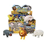 Sbabam, Dominatori della Savana, Animal Discovery, Giochi per Bambini da Edicola, Gioco Animali per Bambini come Elefante, Serpente e Rinoceronte, ...