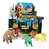 Sbabam, Predatori Preistorici Dinosauri, Giochi per Bambini da Edicola, Gioco Animali per Bambini come Leone e Lupo, Pack 4 Pezzi, ...