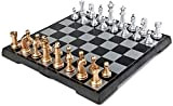 Scacchi Internazionali Set di Scacchi Due in Uno Scacchi 3 1x31x2 CM Piegable Magnetic Chess Board, Adatto A Persone di ...