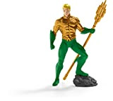 SCHLEICH- Justice League Aquaman Figurine, Colore Come da Originale, Dipinto a Mano, 22517