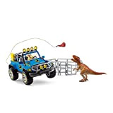 SCHLEICH Off-Road Vehicle with Dino Outpost, Multicolore