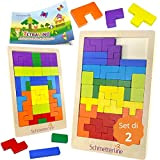 SCHMETTERLINE® Set di 2 puzzle in legno per bambini a partire da 3 anni - giocattoli montessoriani in legno per ...