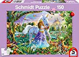 Schmidt Spiele 56307 - Puzzle da 150 pezzi"Principessa con unicorno e serratura", multicolore