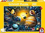 Schmidt Spiele-Il nostro Sistema Solare, 200 Pezzi Puzzle per Bambini, Multicolore, 56308