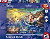 Schmidt Spiele Puzzle la Sirenetta Ariel Thomas Kinkade 1000 Pezzi, 59479
