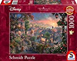 Schmidt Spiele Thomas Kinkade, Disney, Susi e Strolch, puzzle da 1000 pezzi, Multicolore, 69,3x49,3cm, 59490