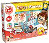 Science4you - Corpo umano per bambini 4-7 anni - Kit scientifico 15 esperimenti per bambini: scheletro umano, puzzle e adesivi ...