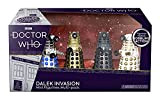 Scificollector Doctor Who Dalek Invasion - Mini statuette in confezione multipla Bobble Buddies con azione bobbling