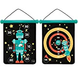 Scratch 276182031-Freccette magnetiche Gioco di Freccette per Bambini, Bersaglio e frecce da Lancio, Motivo: Robot, Medio, Colore, 276182031
