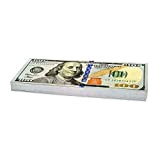 Scratch Cash 100 x $ 100 Dollars Soldi per Giocare (Dimensioni Reali)