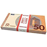 Scratch Cash 100 x € 50 Euro Soldi per Giocare (Dimensioni Reali)